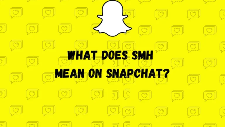 ¿Qué significa SMH en Snapchat?
