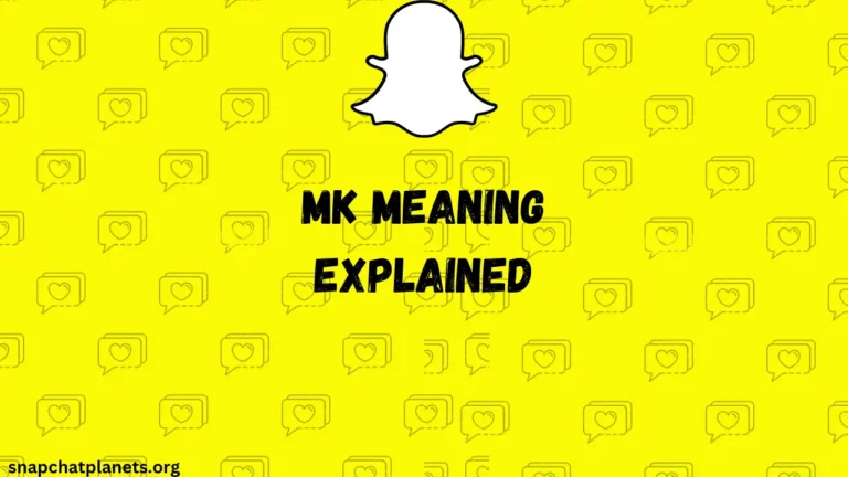 O que a MK quer dizer no Snapchat