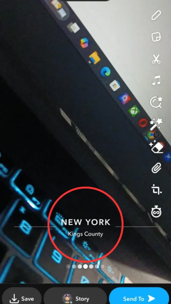 adicionar localização snapchat 2