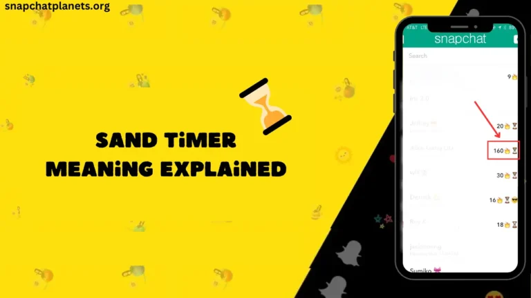 Che cosa significa un timer per la sabbia su Snapchat?