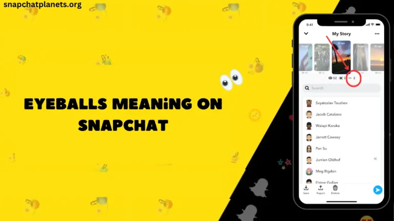 ¿Qué significan los globos oculares en Snapchat?