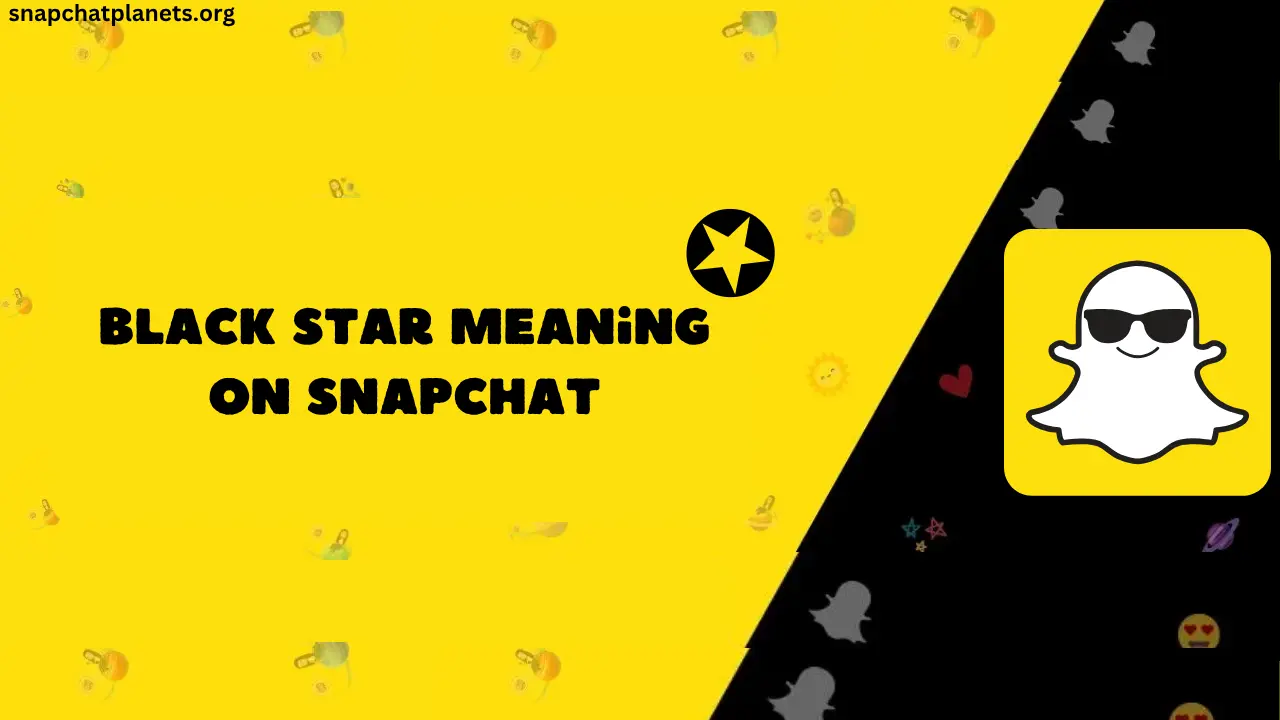 Significato di "stella nera" su Snapchat